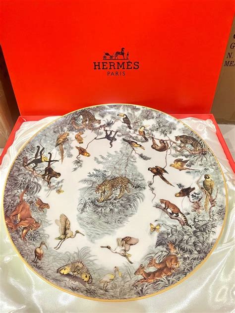 hermes candy dish|authentic Hermes plates.